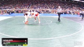 D3-175 lbs Champ. Round 1 - Zac Dykes, Armada HS vs Dathan Smith, Constantine HS