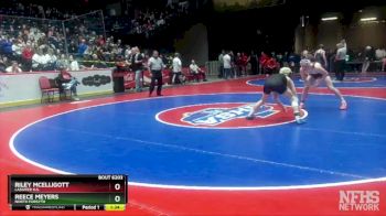 6A-126 lbs Semifinal - Riley McElligott, Lassiter H.S. vs Reece Meyers, North Forsyth