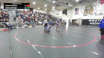 175 lbs Cons. Round 2 - Chris Martinez, Carter vs Omari Holifield, Rialto