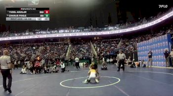 4A 106 lbs Cons. Round 2 - Charlie Fogle, South Iredell High School vs Yusel Aguilar, Robert B. Glenn High School