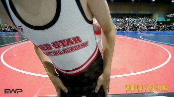 73 lbs Consi Of 16 #1 - Hudson Patton, Red Star Wrestling Academy vs Mateo Holyoak, Scappoose Wrestling