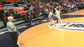1A 106 lbs Quarterfinal - Coyt Rademaker, Petersburg (PORTA) vs Cam Whitehead, Winnebago