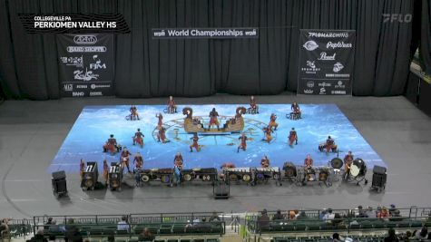 Perkiomen Valley HS "Collegeville PA" at 2025 WGI Percussion/Winds World Championships