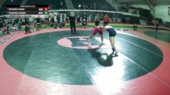 165 lbs 2nd Place Match - Shysen Dano, Hawaii vs Cooper Hardy, Montana