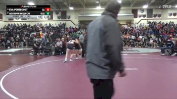 110 lbs Cons. Round 3 - Addison Nielson, West Delaware vs Eva Pentecost, Iowa City Liberty