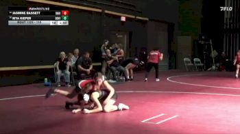 110 lbs Cons. Round 3 - Jasmine Bassett, Union Community vs Mya Kiefer, Denver