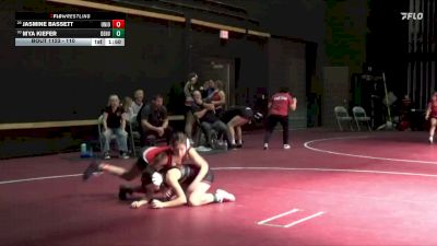 110 lbs Cons. Round 3 - Jasmine Bassett, Union Community vs Mya Kiefer, Denver