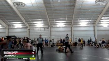 150 lbs Round 2 (4 Team) - Nathan Harden, Metro All Stars vs Jaxon Foote, Peer Pressure Elite