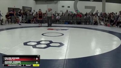 100 lbs Round 1 (6 Team) - Calvin Kocher, PA Alliance vs Dominic Gorder, Wrestling University