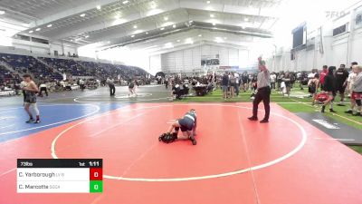 73 lbs Rr Rnd 4 - Cassius Yarborough, LV Bear WC vs Cael Marcotte, SoCal Grappling Club