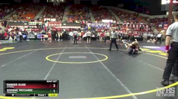 4A 175 lbs Quarterfinal - Parker Guge, Ottawa vs Dominic Ricciardi, Frontenac