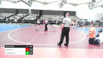 85 lbs Semifinal - Jo Jo Burke, Apex vs Brighton Karvoski, Revival Orange