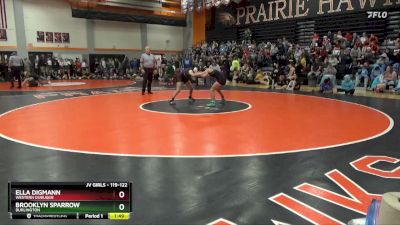 119-122 lbs Round 2 - Brooklyn Sparrow, Burlington vs Ella Digmann, Western Dubuque