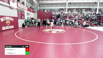 144 lbs Round Of 16 - Nicholas Arado, Charlotte Country Day vs Jackson Bailey, The Westminster School