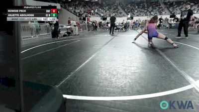 117 lbs Quarterfinal - Rowdie Peck, Hinton Takedown Club vs Juliette Abolhosn, D3 Wrestling Cluib