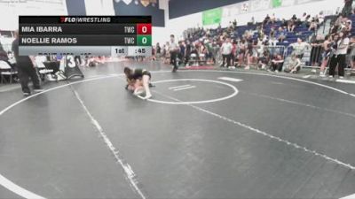 105 lbs Cons. Round 3 - Mia Ibarra, Threshold Wrestling Club vs Noellie Ramos, Threshold Wrestling Club