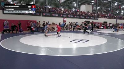 74 kg Champ. Rd Of 32 - Ryder Downey, Panther Wrestling Club RTC vs Bas Diaz, Jackrabbit Wrestling Club