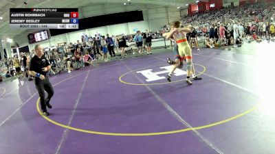 144 lbs Cons. Round 2 - Austin Rohrbach, Ohio vs Jeremy Begley, Martin County Cardinals Wrestling Club