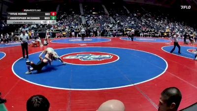 2A-150 lbs Champ. Round 1 - Kristopher Mcginnis, Murray County vs Titus Horne, Hart County