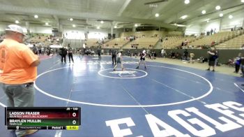 130 lbs 3rd Place Match - Braylen Mullin, Team Clay vs Ladson Fraser, Rountree Wrestling Academy