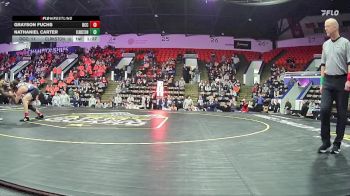 144 lbs Semifinals (8 Team) - Grayson Fuchs, Detroit Catholic Central HS vs Nathaniel Carter, Clarkston HS