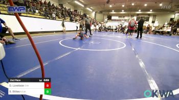 52 lbs 2nd Place - Dean Lovelace, Caney Valley Wrestling vs Sutton Stites, R.A.W.