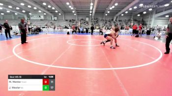 160 lbs Quarterfinal - Murphy Menke, Team Carnage vs Jed Wester, Beast Of The East