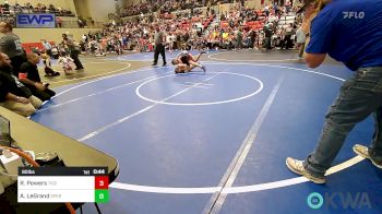 90 lbs Semifinal - Rhett Powers, Tiger Trained Wrestling vs Abigail LeGrand, Sperry Wrestling Club