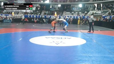 1A-4A 165 Champ. Round 1 - Wesley Beebe, White Plains vs La`quintin Patton, Fultondale