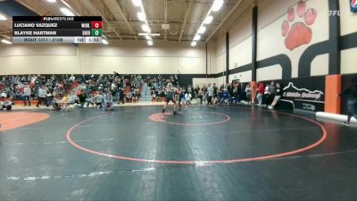 215B Round 4 - Luciano Vazquez, Worland vs Blayke Hartman, Sheridan