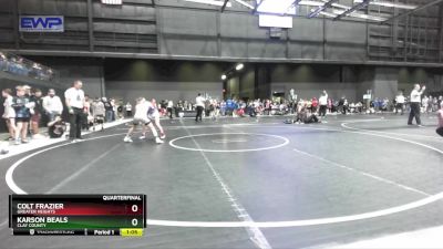 100 lbs Quarterfinal - Colt Frazier, Greater Heights vs Karson Beals, Clay County