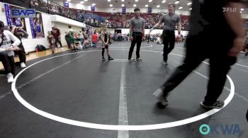 49 lbs Quarterfinal - Carsyn Holcomb, Tecumseh Youth Wrestling vs Mason Shumaker, Mustang Bronco Wrestling Club