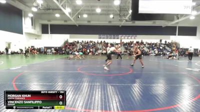 150 lbs Cons. Round 2 - Morgan Khun, South Torrance vs Vincenzo Sanfilippo, Edison