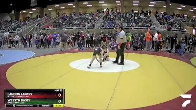 82 lbs Champ. Round 2 - Wessyn Basey, Dallas Mat Club vs Landon Lantry, HotShots Wrestling