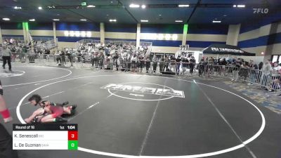 65 lbs Round Of 16 - Kneeland Senescall, Big Cat WC vs Logan De Guzman, Savage House WC