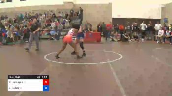 57 kg Round Of 64 - Nile Jernigan, Team California vs Brelane Huber, Team Idaho