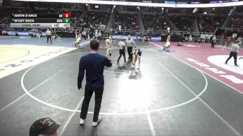 II-138 lbs Cons. Semi - Wyatt Rock, Duanesburg/Schoharie vs Justin D`Arce, Center Moriches