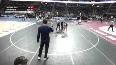 II-138 lbs Cons. Semi - Wyatt Rock, Duanesburg/Schoharie vs Justin D`Arce, Center Moriches