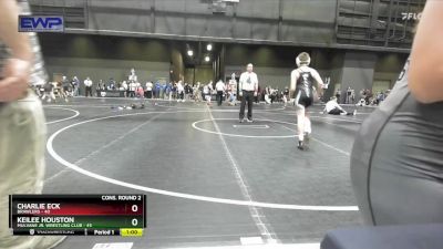 120 lbs Cons. Round 2 - Keilee Houston, Mulvane Jr. Wrestling Club vs Charlie Eck, Brawlers