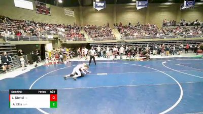 132 lbs Semifinal - Austin Ellis, Sanderson Wrestling Academy vs Lucas Stohel, Team Sublime