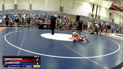 77 lbs Semifinal - Parker Duitsman, OH vs Cameron Ramp, IL