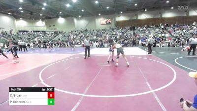 109 lbs Consi Of 4 - Cate Brunton-Lain, USA Gold vs Peyton Gonzalez, Caldwell WC