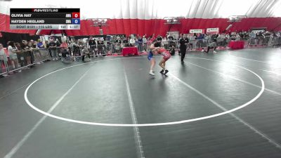 115 lbs Quarters - Olivia Hay, Askren Wrestling Academy vs Hayden Hegland, Sarbacker Wrestling Academy