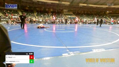 67 lbs Semifinal - Quentin Neal, Greater Heights Wrestling vs Noah Lagman, Monster Garage