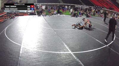 120 lbs Cons. Semis - Nox Obrien, Utah vs Berdj Serrano, Nevada