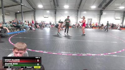 129 lbs Cons. Semi - Wyatt Ellison, Club Venom Wrestling vs Shayne Ross, Valhalla SOT