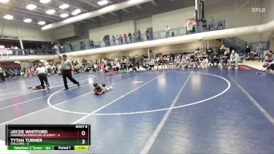 49 lbs Round 1 (16 Team) - Tytan Turner, Stallions vs Jayzie Whitford, Sanderson Wrestling Academy