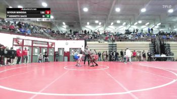 190 lbs Cons. Round 2 - Kenneth Saco, Boone Grove vs Siyour Minggia, Team Jeff Wrestling Club