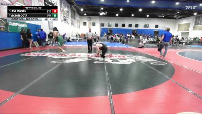 285 Boys Cons. Round 3 - Victor Cota, Palo Verde Valley vs Levi Jensen, Mt Carmel