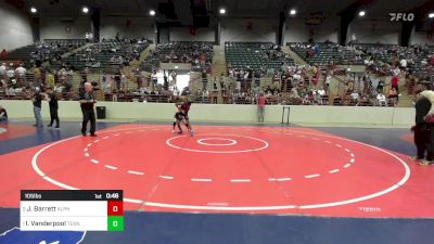 105 lbs Consolation - Jacob Barrett, Alpha Wrestling Club vs Immanuel Vanderpool, Teknique Wrestling